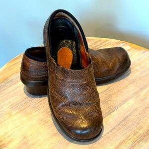 Ariat Santa Cruz Leather Slip on Clog shoe Size 6.5B